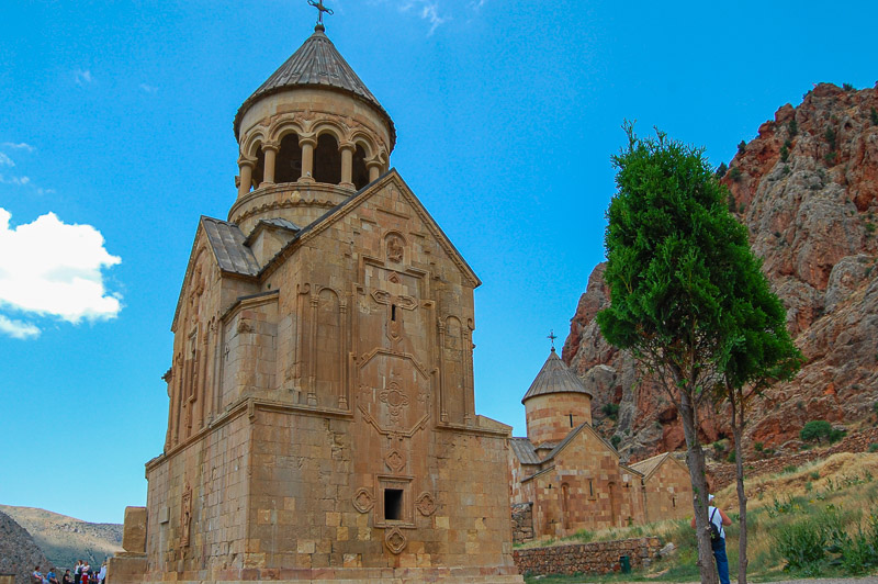 Kloster Norawank (12. - 14. Jahrhundert) nahe der aserbaidschanischen Exklave Nachitschewan in Armeniens Südwesten