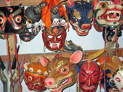 Bhutan Masken