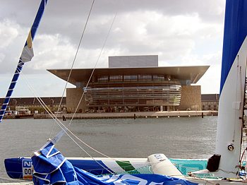 Dänemark Kopenhagen Blick vom Segelboot