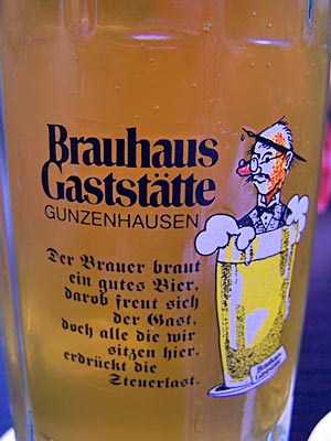 Deutschland - Altmühltalradweg - Bier der Adlerbräu in Gunzenhausen