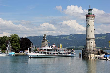 Bodensee-Radweg - Hafen von Lindau am Bodensee