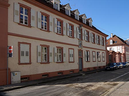 Bruchsal - Kasernengebäude in der Huttenstraße