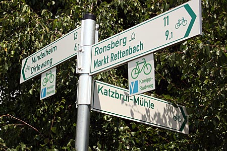 Allgäu - Radweg-Wegweiser