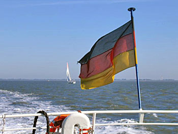 Deutschland Wilhelmshaven Hinaus aufs Meer