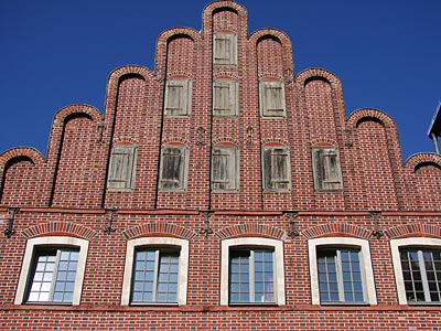 Warendorf - Fassade des Saalhauses Zum Schwan
