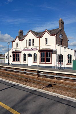 Wales - Bahnhofsgebäude