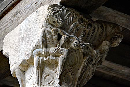 Frankreich - Languedoc - Details in der Abtei von Lagrasse