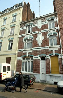 Frankreich / Lille / alte Fassade