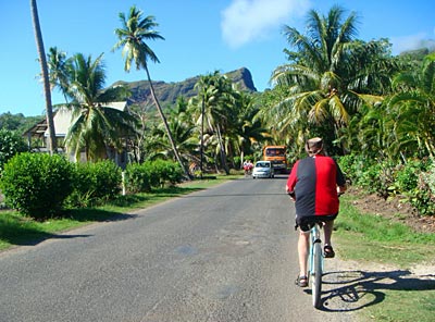 Französisch-Polynesien - Bora Bora mit dem Fahrrad