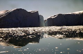 Grönland Eisberggebirge