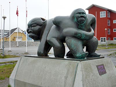 Grönland - Nuuk - Denkmal