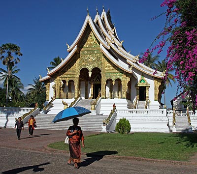 Laos - Tempelimpressionen in Luang Prabang