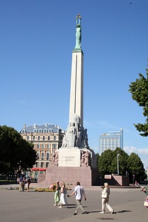 Lettland Riga Freiheitsdenkmal