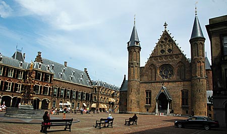 Niederlande - Den Haag - Im Innenhof des Parlaments
