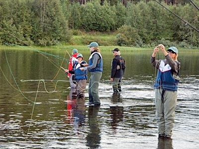 Norwegen - Fliegenfischen - erste Versuche