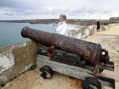 Portugal - Algarve - Festung mit Kanone