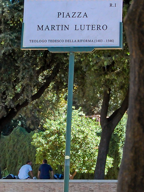 Martin-Luther-Platz in Rom