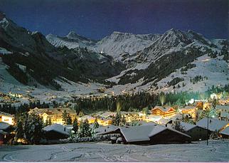 Schweiz / Adelboden / Winternacht
