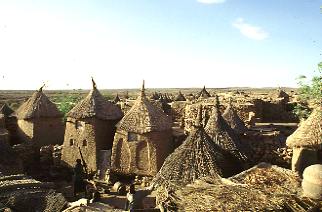 Dorf der Dogon in Mali