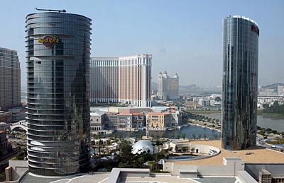 China - Macau - Hier auf der Insel Taipa entsteht das neue Las Vegas des Ostens