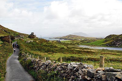 Irland - Connemara - Weg auf Inishbofin