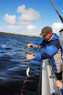 Irland - Connemara - Fischfang vor Inishbofin