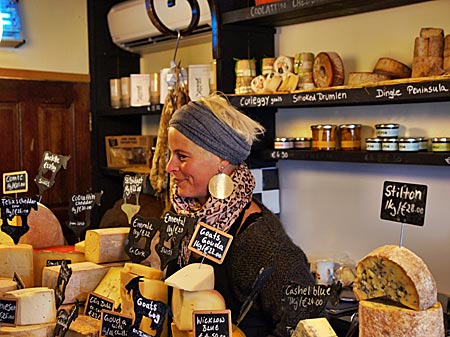 Irland - Dingle - Maja Binder, in Dingle die Frau für leckeren Käse
