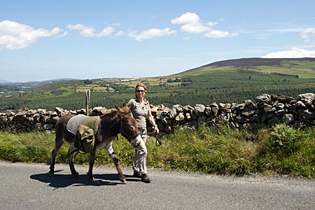 Irland - Wandern mit Esel