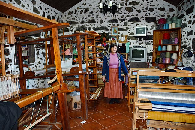 Azoren - Insel Sao Miguel - Leinenweberei in Lombinha