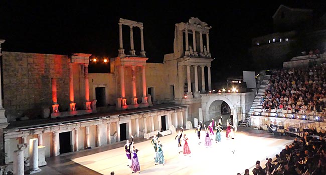 Bulgarien - Plovdiv Antikes Theater Opera open