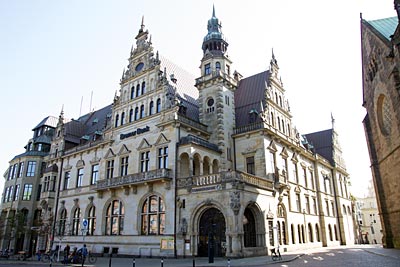 Bremen - das Gebäude der Bremer Bank am Domshof