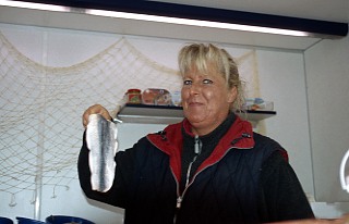 Fischverkäuferin