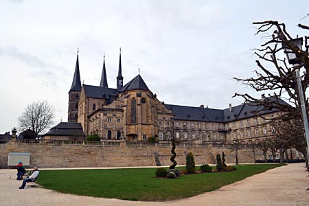 Bamberg - Ort der Stille: St. Michael und das ehemalige Kloster liegen direkt am Kreuzweg