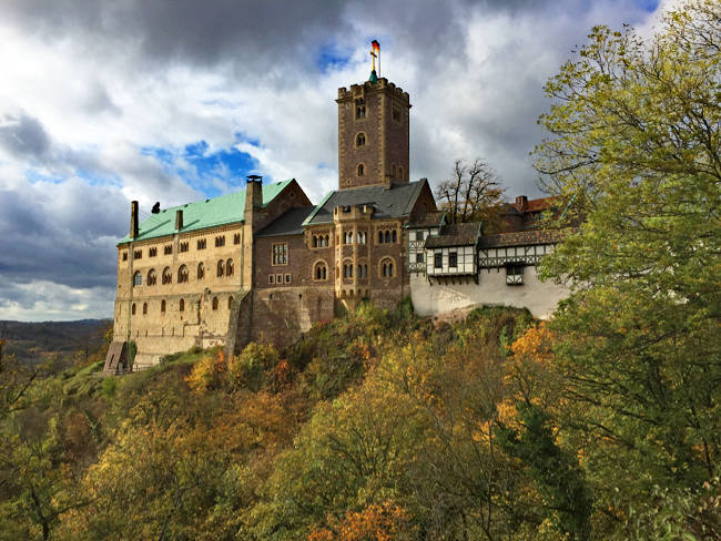 Wartburg im Herbst, Eisenach, Thüringer Wald