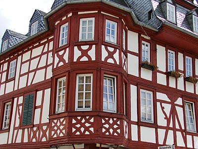 Rheinland-Pfalz - Bad Kreuznach - Ein Hingucker: das Haus Böhm am Kornmarkt