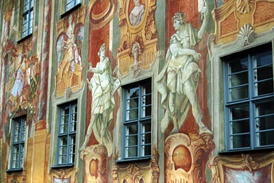 Bamberg - verzierte Hausfassade