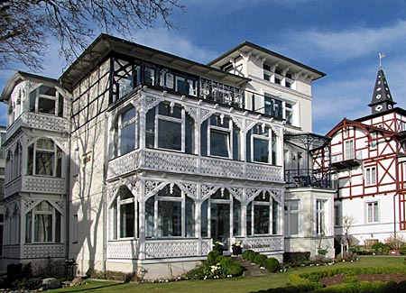 Rügen - Binz - Villa Haiderose an der Strandpromenade erbaut 1896