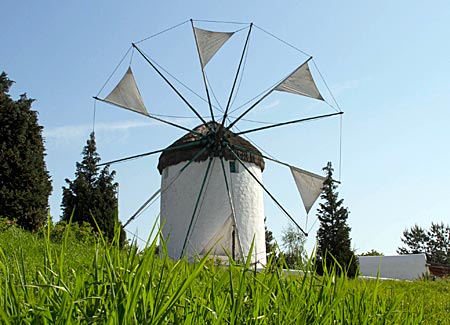 Internationales Wind- und Wassermühlenmuseum Gifhorn - Windmühle Irini aus Griechenland