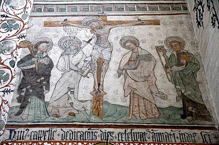 Greifswald - Freskenmalerei in der Marienkirche
