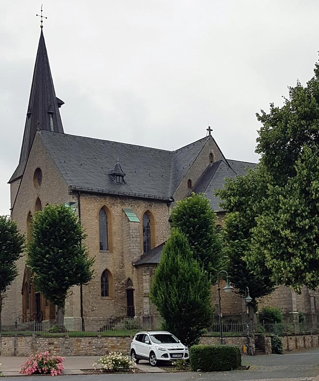 Werther St. Jacobi-Kirche um 1200