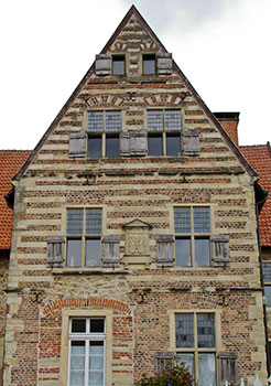 Der Mervelder Hof, einer der Burgmannshöfe von Horstmar