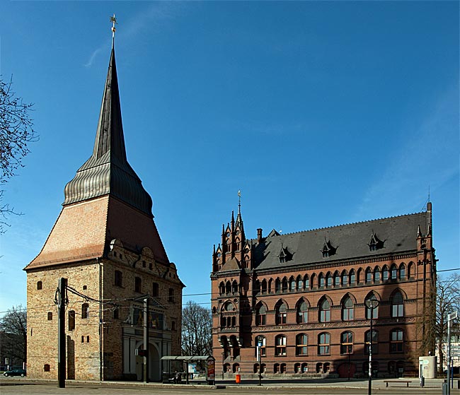 Rostock - Steintor und Ständehaus