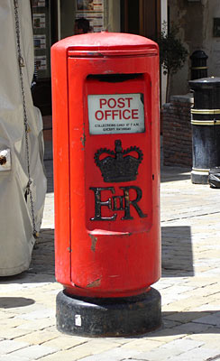 Spanien Gibraltar Briefkasten