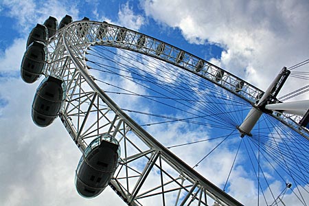 England - London - Riesenrad London Eye