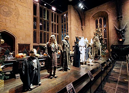 Harry Potter Filmkulissen - Große Halle in Hogwarts