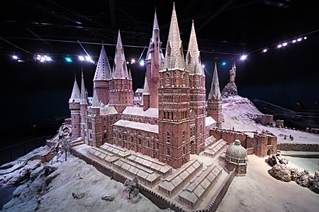 Harry Potter Filmkulissen - Hogwarts-Modell