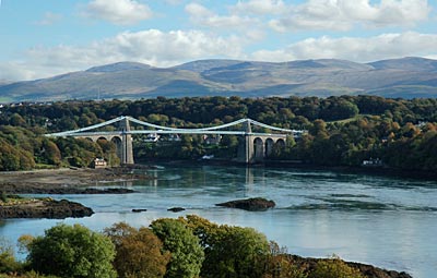 Wales - Menai Suspension Bridge