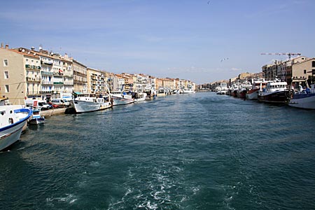 Frankreich - Canal du Midi - Sète und Hafen von Sète