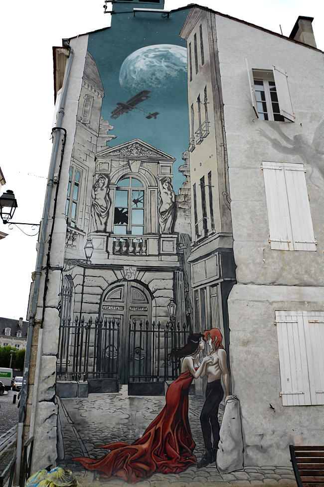 Frankreich - Flow Velo - Angoulême an der Charente, Comic-Hauptstadt