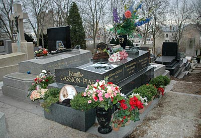 Frankreich - Paris - Edith Piafs Grab auf dem Pere Lachaise